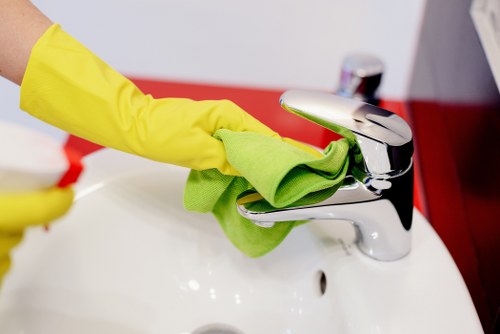 Professional house cleaning in a Barnet family home