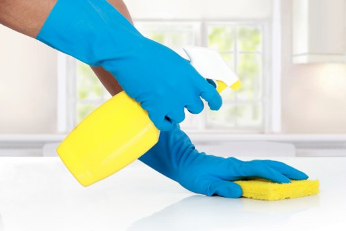 Professional Barnet carpet cleaners following safe working practices
