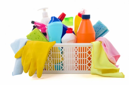 Commercial cleaning tasks in a Barnet office kitchen