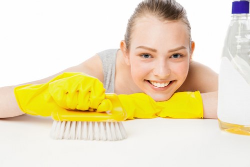 Detailed house cleaning in Barnet with attention to hidden dirt