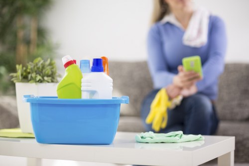 Barnet Carpet Cleaners secure payment process showing protected card transaction