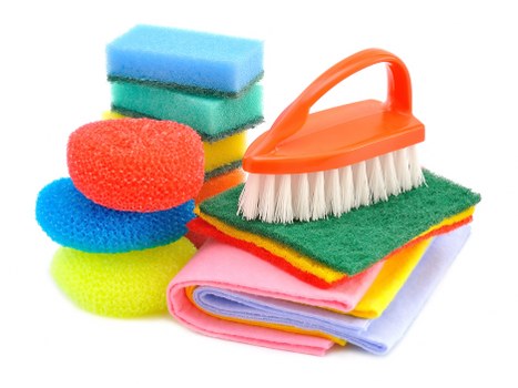 A trusted cleaner in Barnet working in a neat and organized property