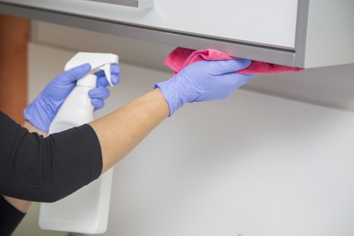Office cleaning team maintaining a Barnet workplace
